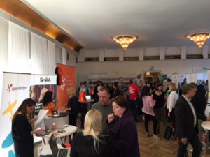 Vy över mässlokalen i Karlstad